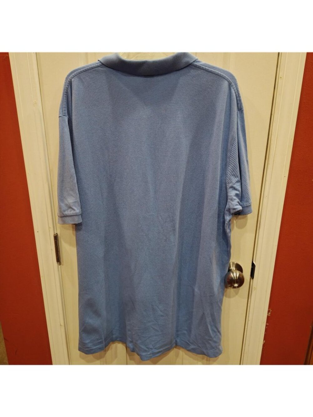 Polo Ralph Lauren Polo Hoodie Bear Shirt Mens 2XL Blue RL 14 Pique Embroidered - Picture 3 of 8